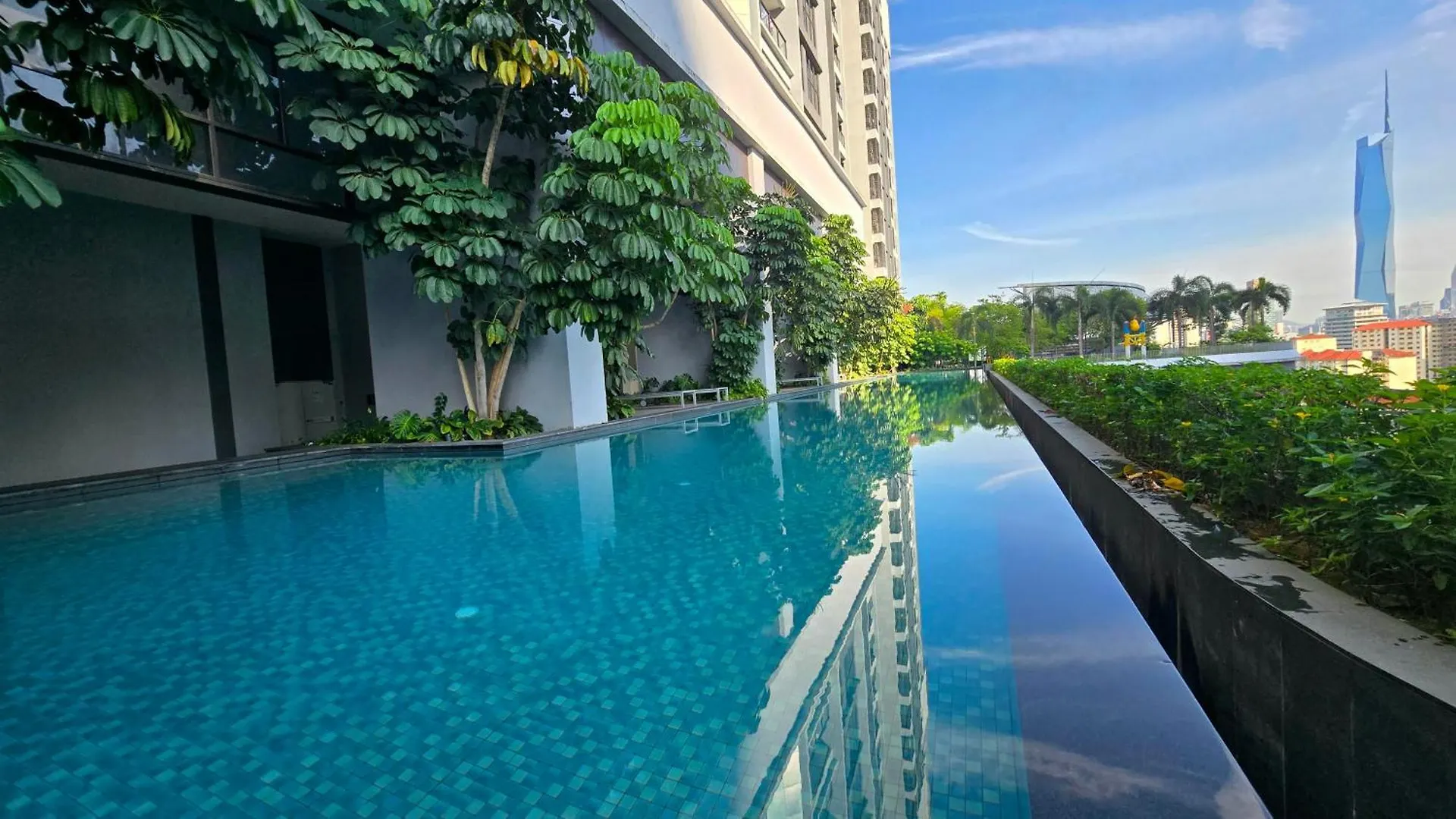 公寓 Rudimen Stay At Trion With Kl Skyline View And Rooftop Pools Access 吉隆坡 马来西亚